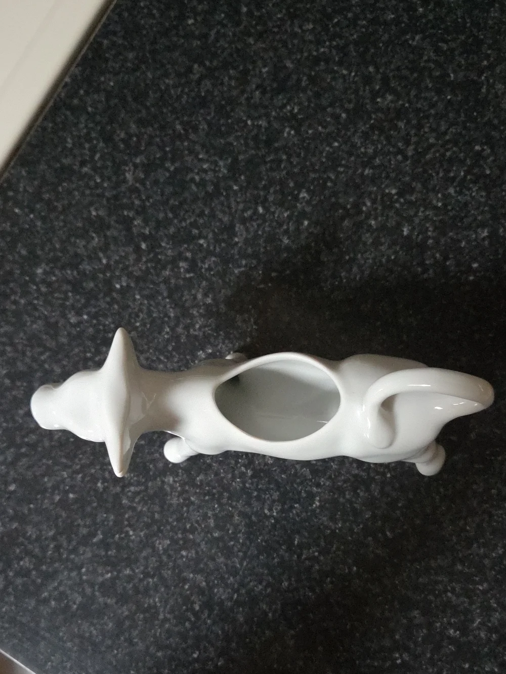 Apilco PorcelainWhite Ceramic Cow Creamer Made In France